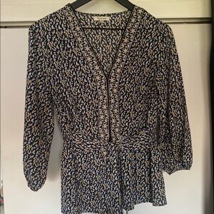 Max Studio Floral Patterned Blouse